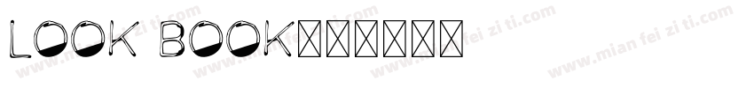 look book字体转换
